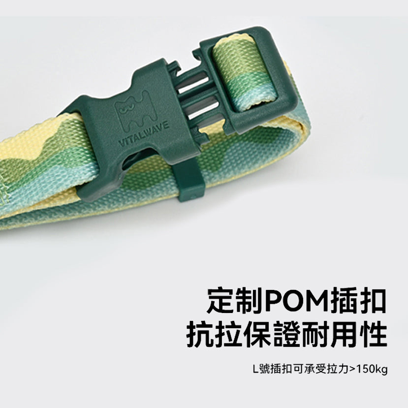 漸變山海印花織帶工字型胸背帶