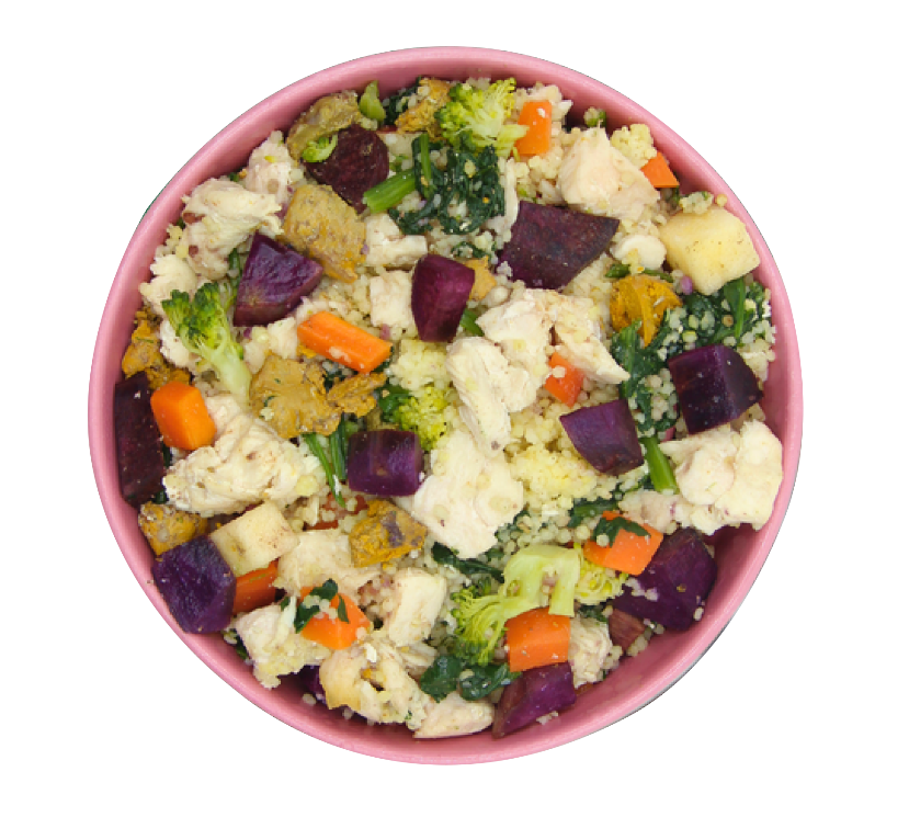 Gentle-Belly Antioxidant Chicken Purple Sweet Potato Delight