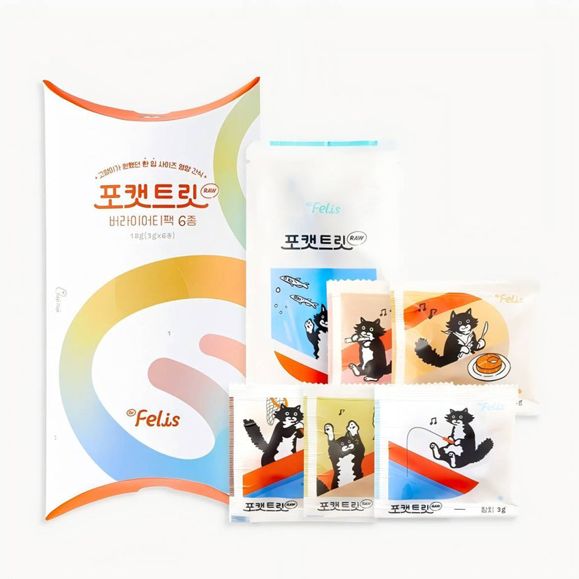 雜錦裝毛毛零食（6款口味）-3包裝