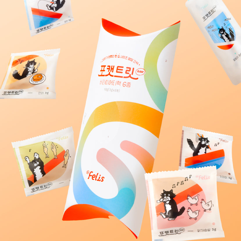 雜錦裝毛毛零食（6款口味）-3包裝