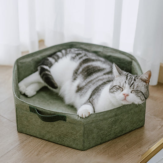 六角寵物四季通用窩墊