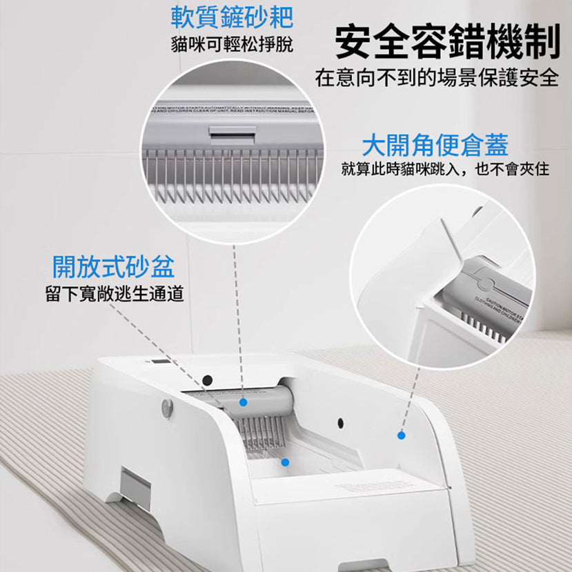 全開放式自動貓砂機