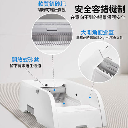 全開放式自動貓砂機