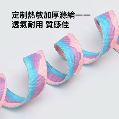 漸變山海印花織帶工字型胸背帶