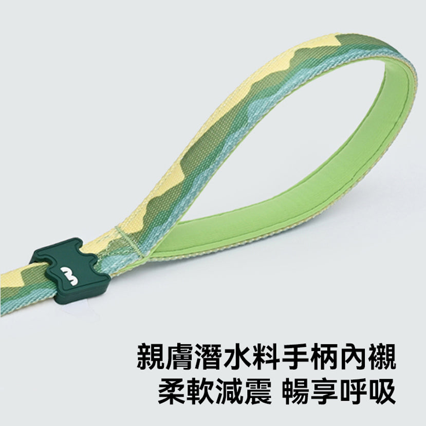 漸變山海印花織帶牽引繩