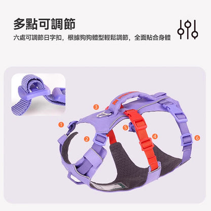 幻彩執手胸背帶 （三爪）