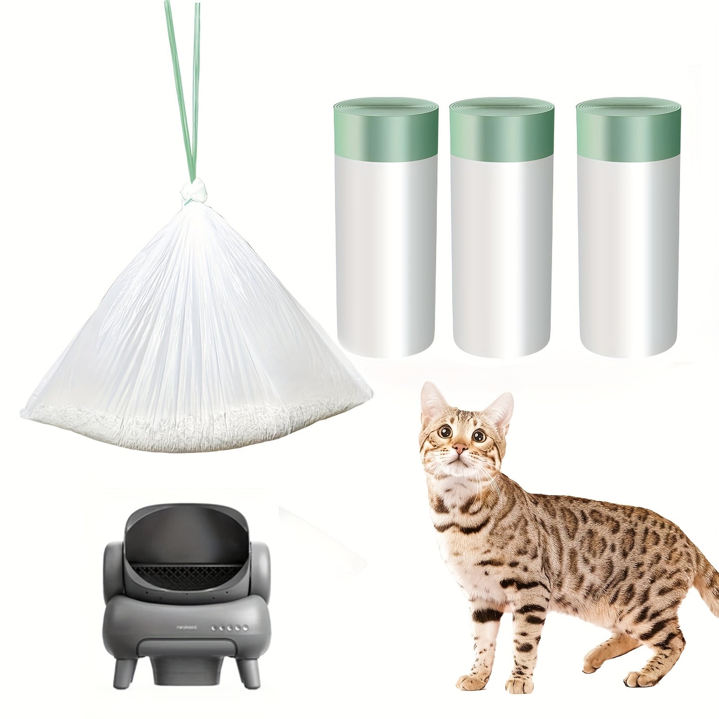 M1 Cat Litter Box Waste Bags