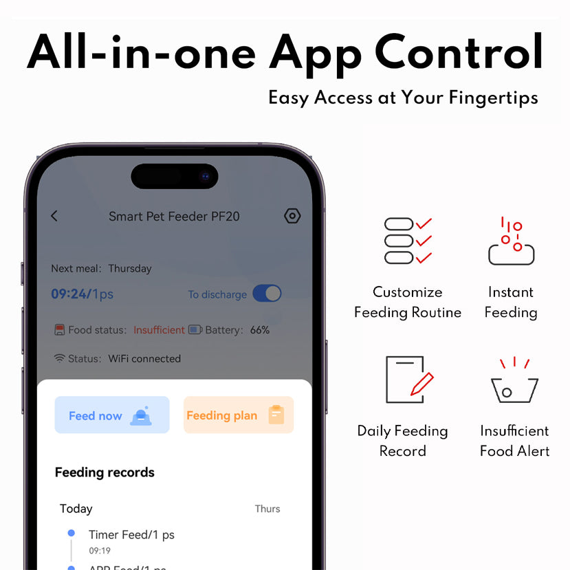 HomeRun 寵物智能遠程餵食器（陶瓷餵食碗/不鏽鋼餵食碗）
