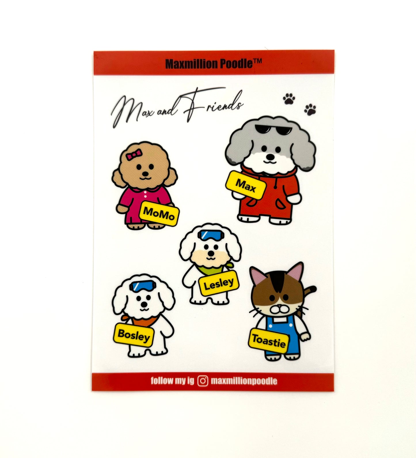 Max and Friends Sticker