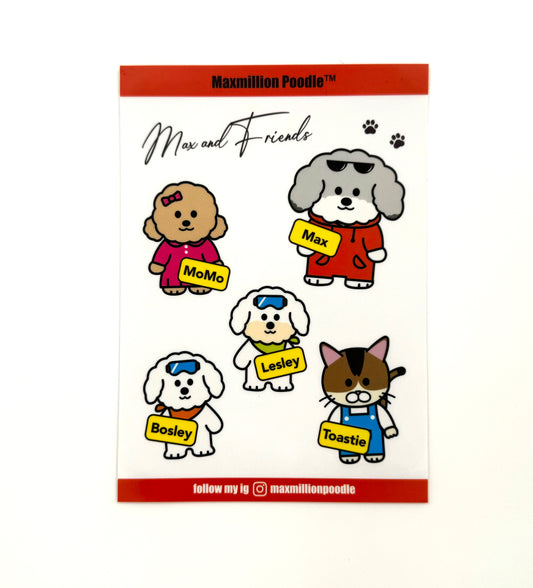 Max and Friends Sticker