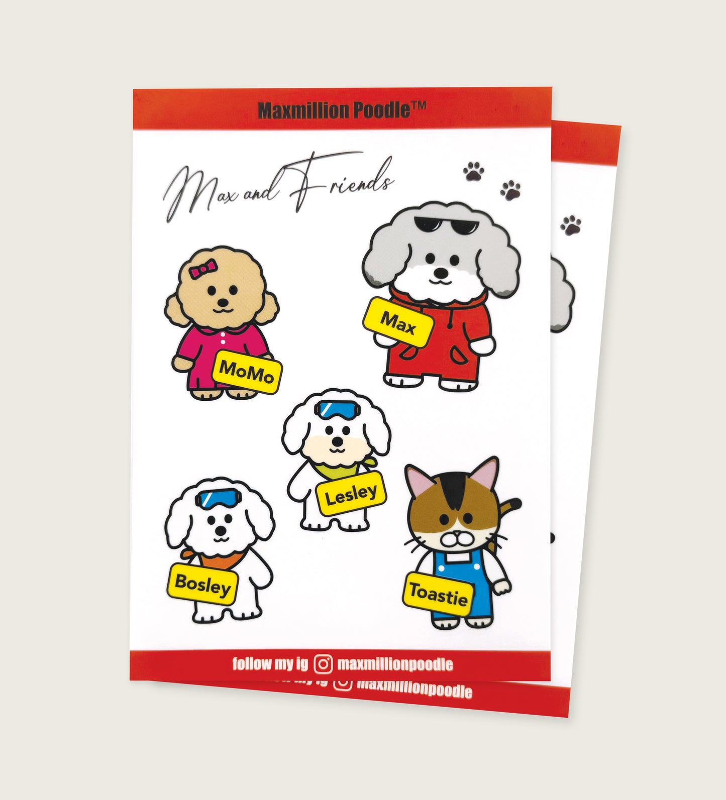 Max and Friends Sticker